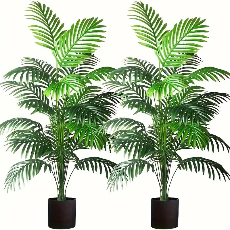 24 Leaves Areca Palm Artificia - Fiddle Leaf Fig review and price
