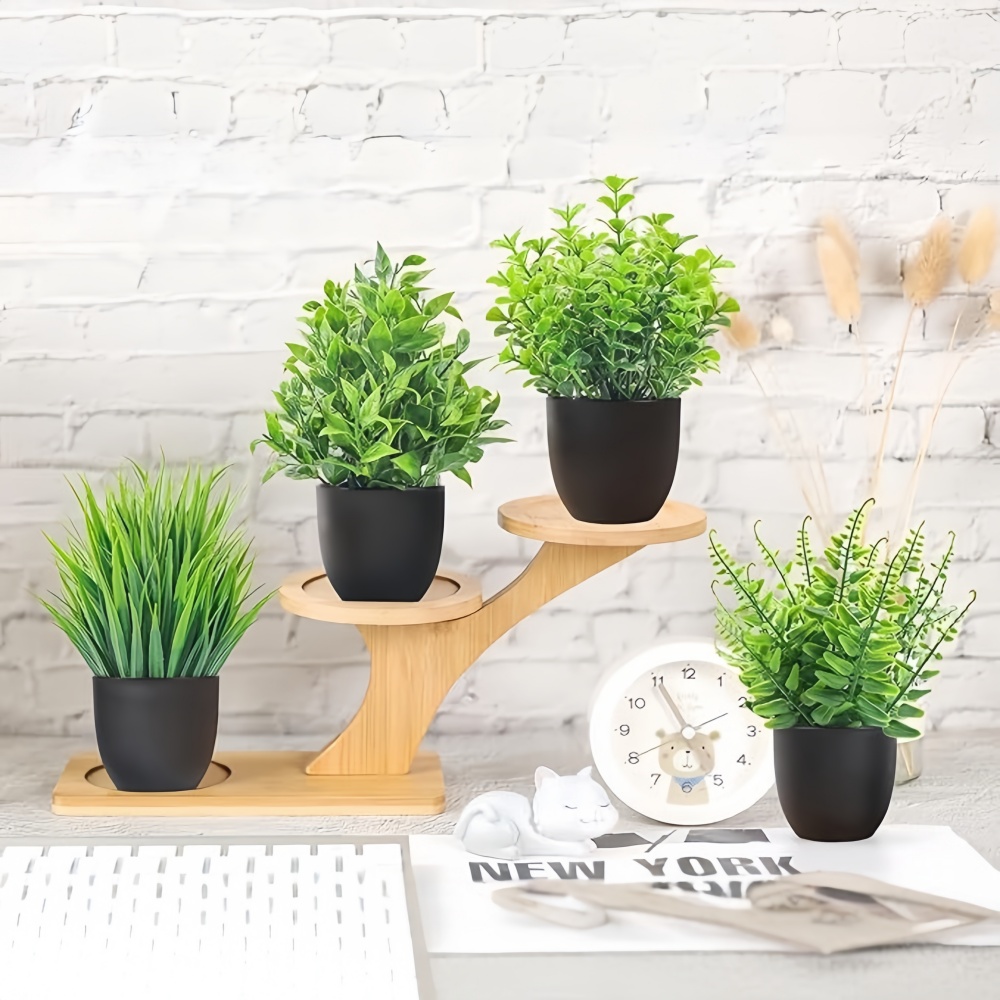 4pcs/set Mini Artificial Plant - Fiddle Leaf Fig review and price