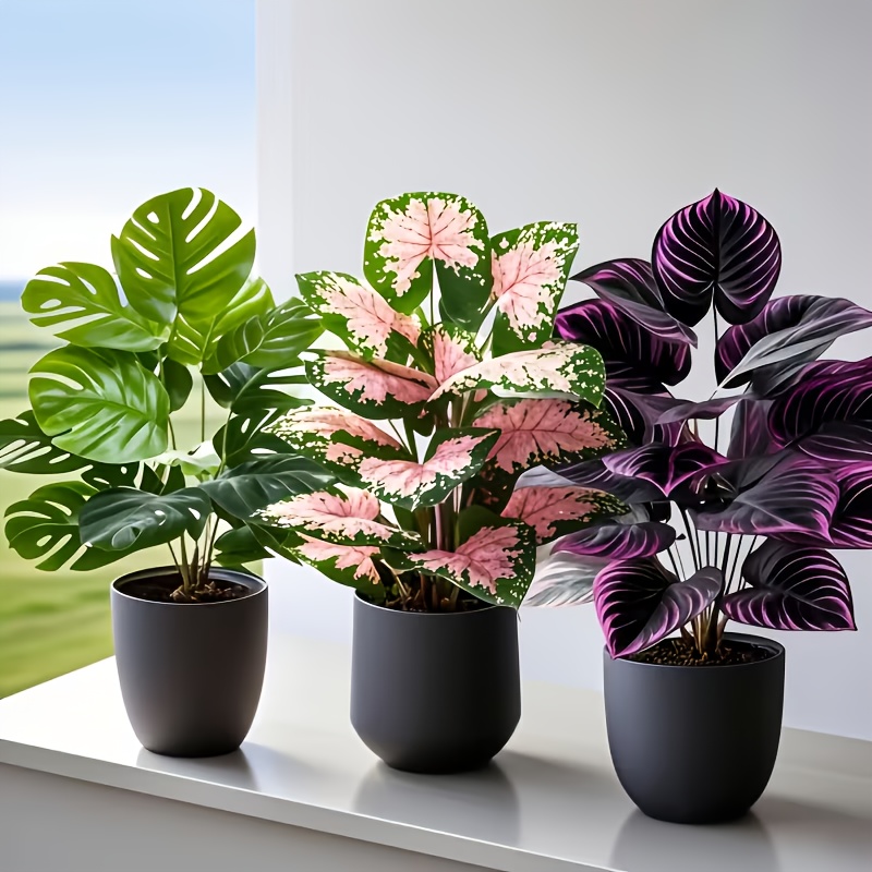 3Pcs Mixed Artificial Plant Se - Fiddle Leaf Fig review and price