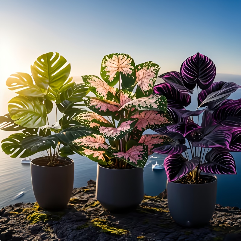 3Pcs Mixed Artificial Plant Se - Fiddle Leaf Fig review and price